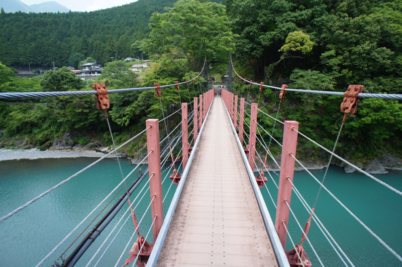 小山の吊橋 長さ84メートル・高さ14メートルの写真2