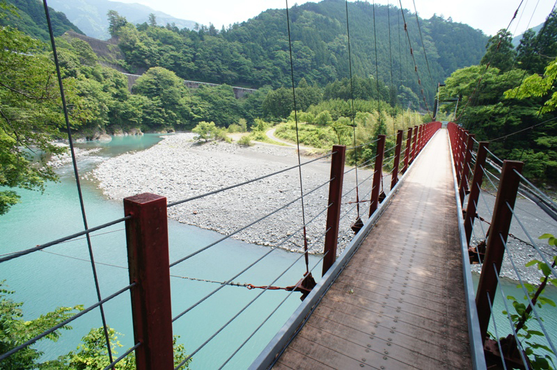 小山の吊橋 長さ84メートル・高さ14メートルの写真3