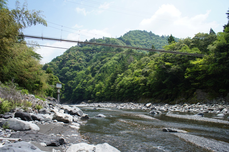 池の谷の吊橋 長さ104メートル・高さ13メートルの写真2