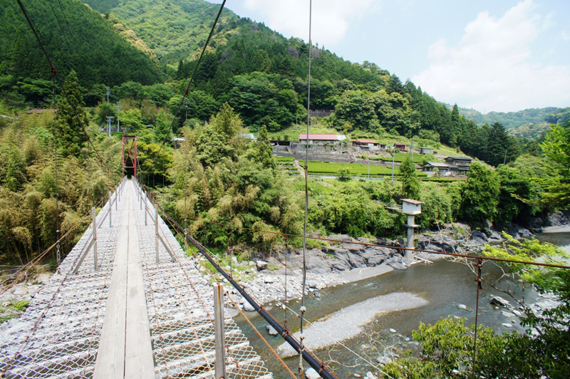 池の谷の吊橋 長さ104メートル・高さ13メートルの写真3