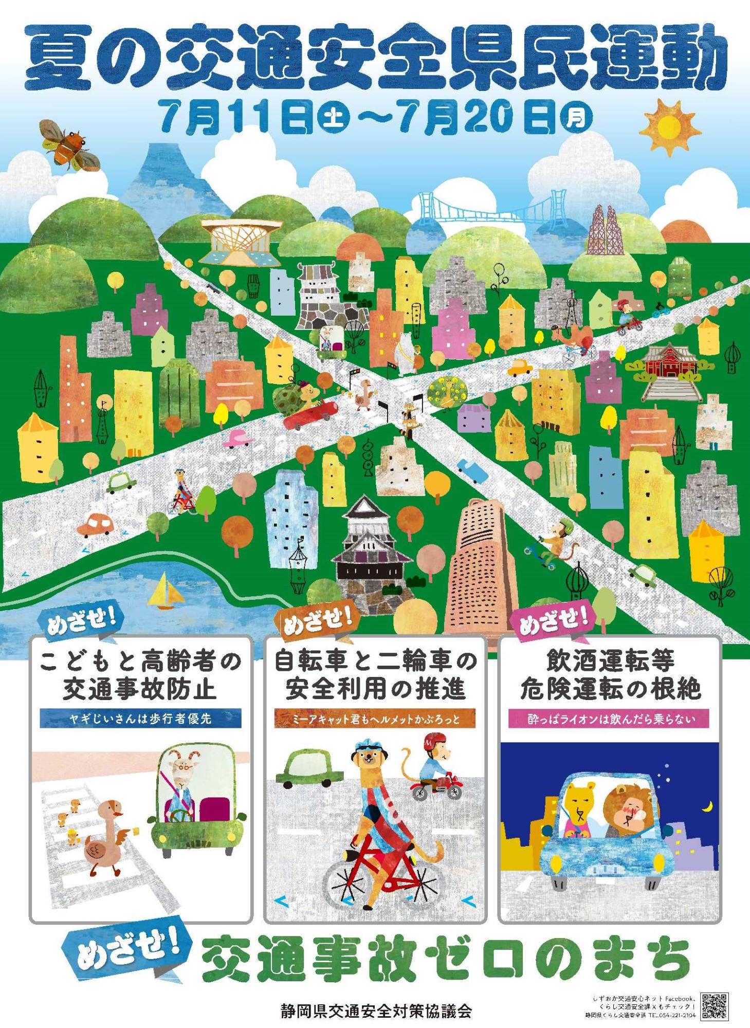夏の交通安全県民運動ポスター