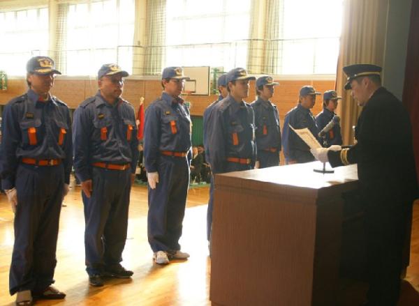 消防団出初式（2009年）の写真9