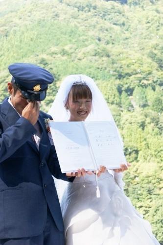 奥大井湖上駅結婚式（2010年）の写真10