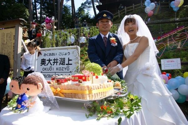奥大井湖上駅結婚式（2010年）の写真26