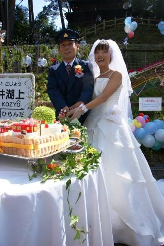 奥大井湖上駅結婚式（2010年）の写真27