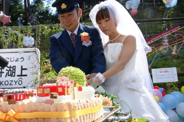 奥大井湖上駅結婚式（2010年）の写真29