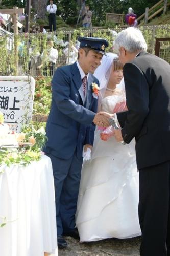 奥大井湖上駅結婚式（2010年）の写真38