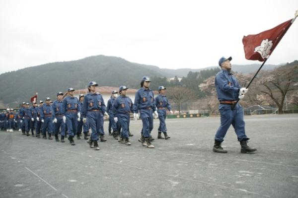 消防団入退団式（2011年）の写真7
