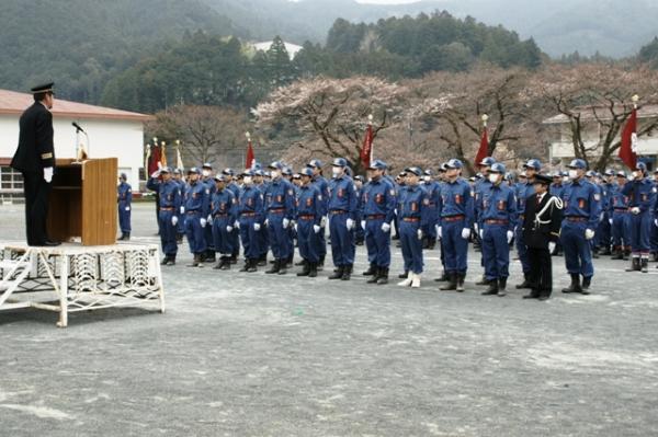 消防団入退団式（2011年）の写真20