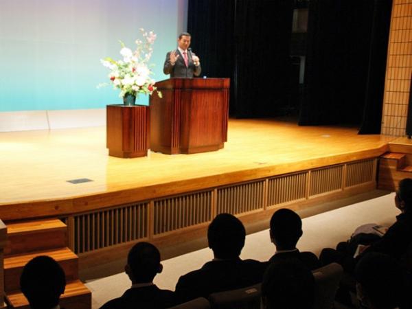 桑田真澄さん ふれあい講演会「夢をあきらめない」（2010年）の写真6