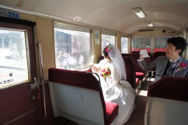 奥大井湖上駅結婚式（2012年3月25日）の写真3