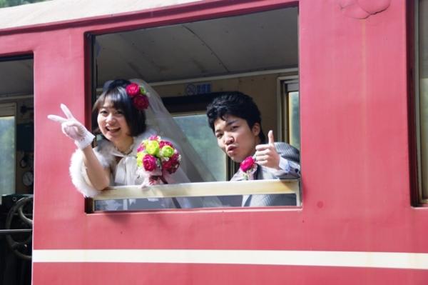 奥大井湖上駅結婚式（2012年3月25日）の写真5