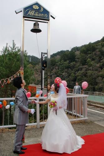 奥大井湖上駅結婚式（2012年3月25日）の写真17