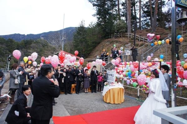 奥大井湖上駅結婚式（2012年3月25日）の写真20