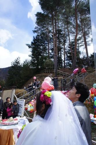奥大井湖上駅結婚式（2012年3月25日）の写真23