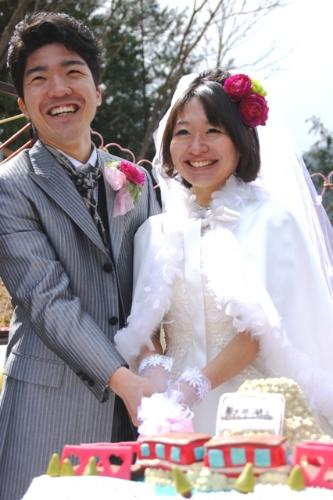 奥大井湖上駅結婚式（2012年3月25日）の写真26