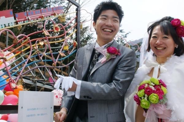 奥大井湖上駅結婚式（2012年3月25日）の写真37