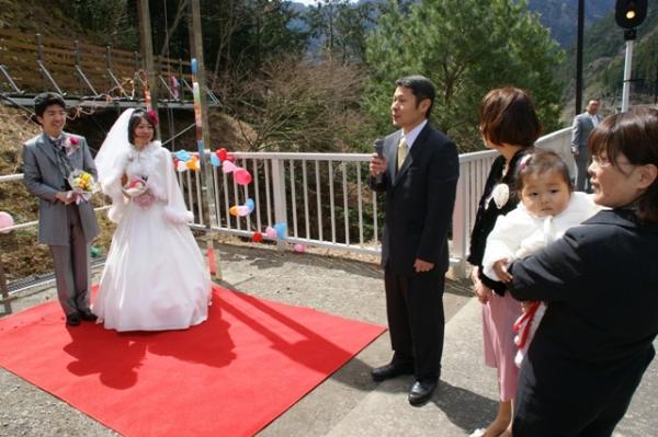 奥大井湖上駅結婚式（2012年3月25日）の写真38