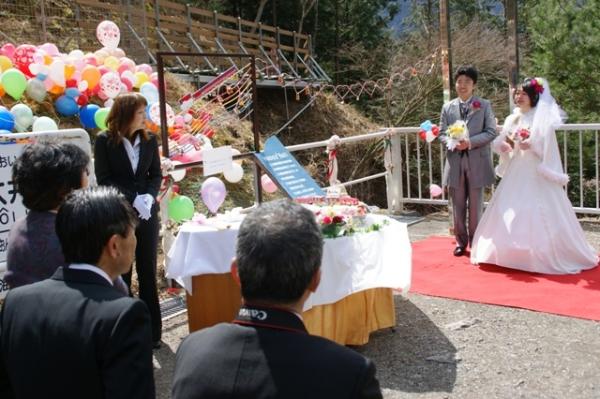 奥大井湖上駅結婚式（2012年3月25日）の写真43