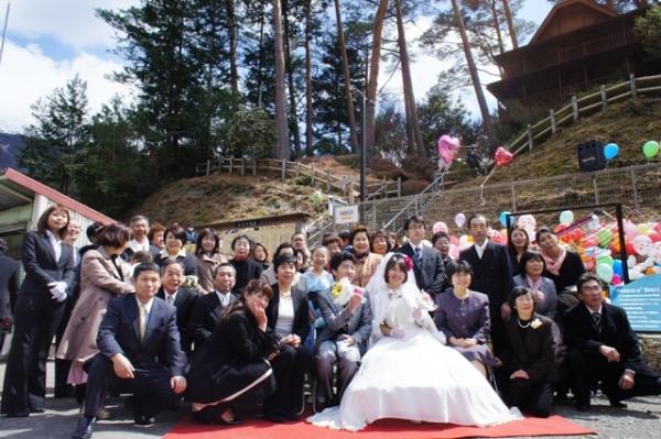 奥大井湖上駅結婚式（2012年3月25日）の写真45