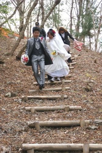 奥大井湖上駅結婚式（2012年3月25日）の写真50