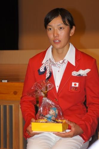 大村朱澄選手ロンドンオリンピック壮行会（2012年）の写真97