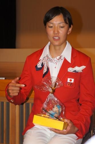 大村朱澄選手ロンドンオリンピック壮行会（2012年）の写真98