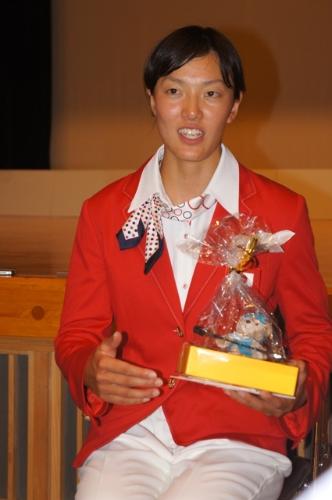 大村朱澄選手ロンドンオリンピック壮行会（2012年）の写真99