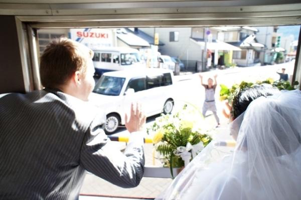 奥大井湖上駅結婚式（2012年10月13日）の写真12