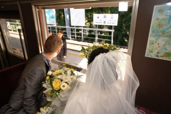 奥大井湖上駅結婚式（2012年10月13日）の写真15