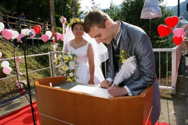 奥大井湖上駅結婚式（2012年10月13日）の写真26