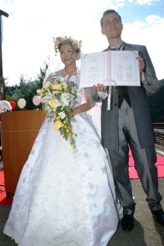奥大井湖上駅結婚式（2012年10月13日）の写真28