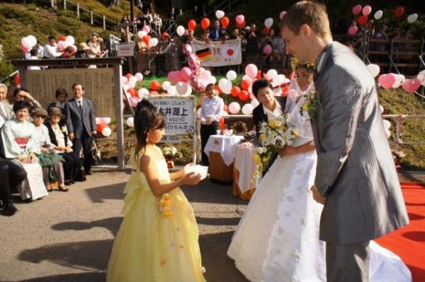 奥大井湖上駅結婚式（2012年10月13日）の写真30
