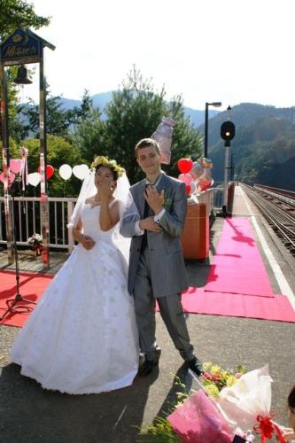 奥大井湖上駅結婚式（2012年10月13日）の写真33