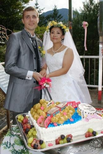 奥大井湖上駅結婚式（2012年10月13日）の写真43