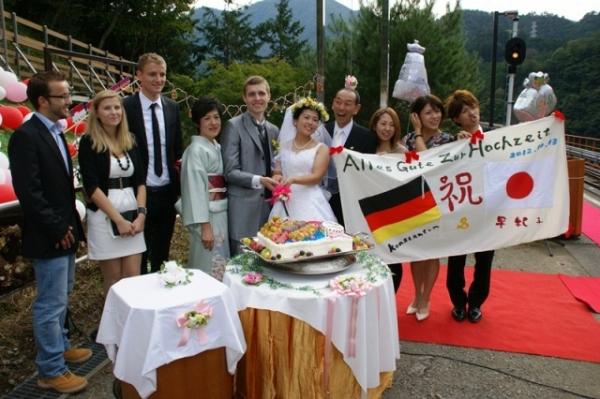 奥大井湖上駅結婚式（2012年10月13日）の写真44