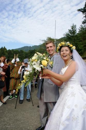 奥大井湖上駅結婚式（2012年10月13日）の写真47