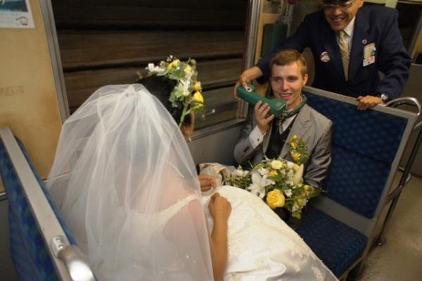奥大井湖上駅結婚式（2012年10月13日）の写真59