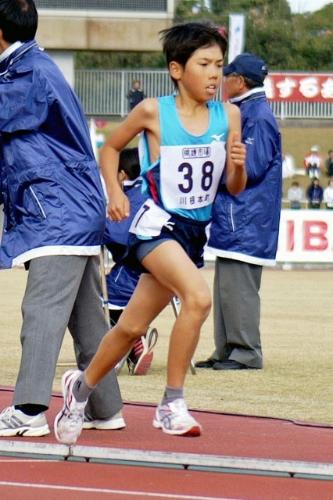 1500mタイムレース松崎巧汰選手の写真