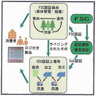 FSCのしくみのイラスト