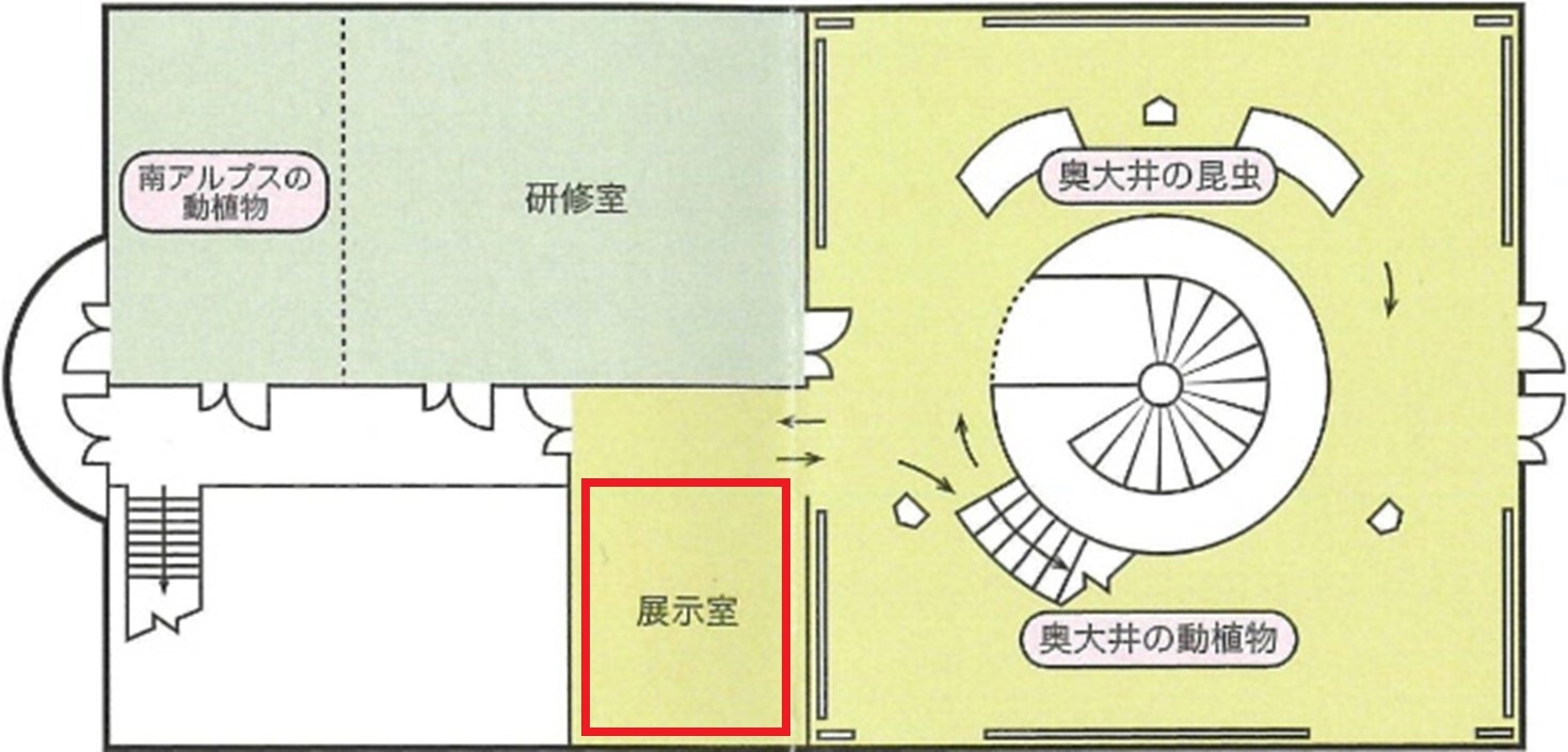 展示室位置図