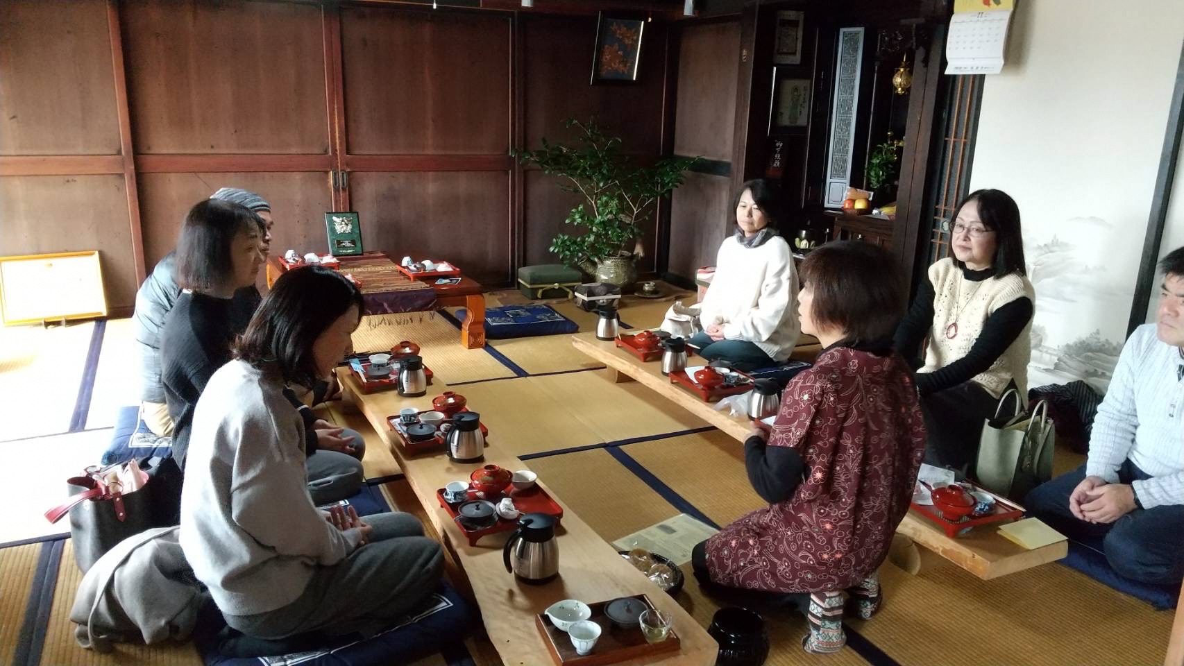 つちや農園 呈茶セット