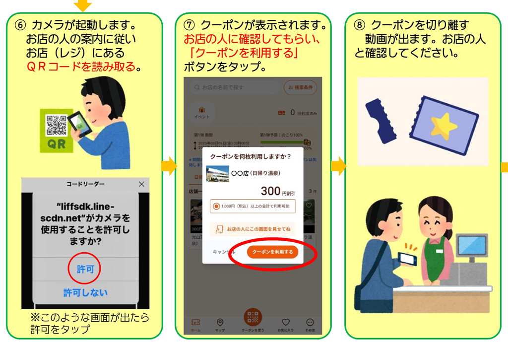 川根本町電子クーポンの使い方2