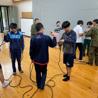 令和7年度防災キャンプ実施様子2