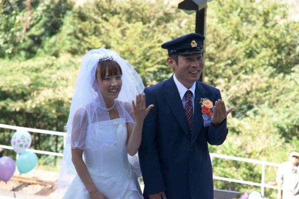 奥大井湖上駅結婚式（2010年）の写真6