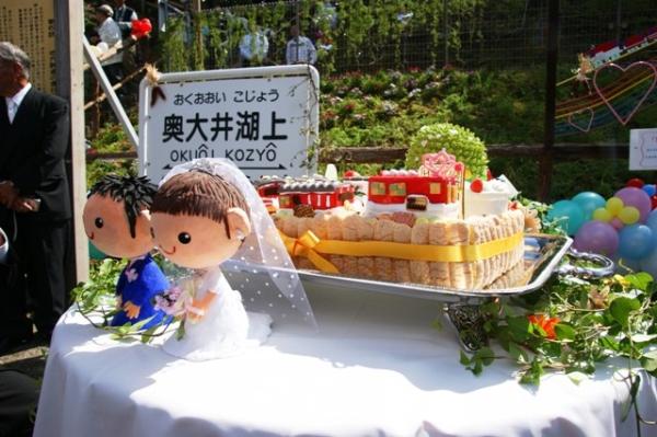 奥大井湖上駅結婚式（2010年）の写真21