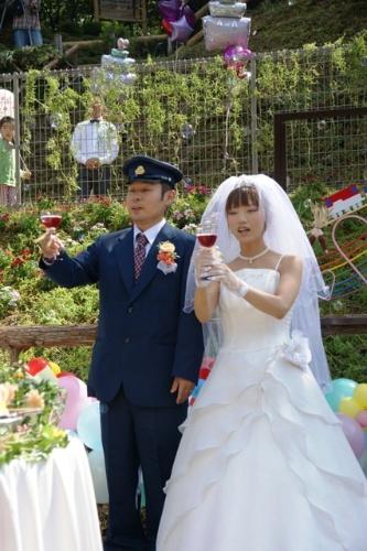奥大井湖上駅結婚式（2010年）の写真31