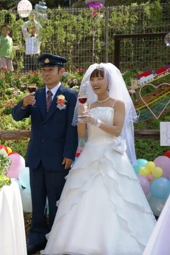 奥大井湖上駅結婚式（2010年）の写真32