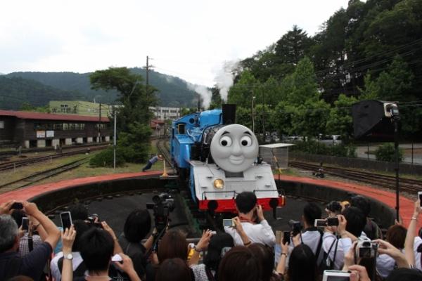 大井川鐵道「きかんしゃトーマス」お披露目運転（2014年7月2日）の写真8