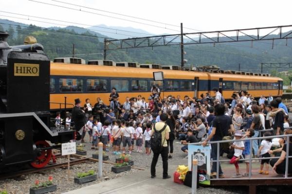 大井川鐵道「きかんしゃトーマス」お披露目運転（2014年7月2日）の写真9